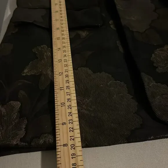 NWT Bagatelle Tuxedo Blazer Jacquard Floral Size M - Picture 6 of 11